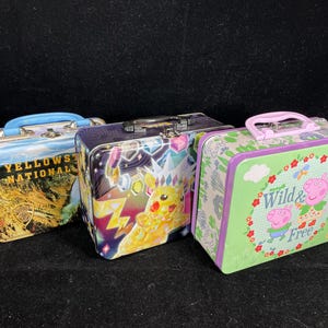 Collectible Metal Lunch Box: Pokemon, Peppa Pig, Yellowstone
