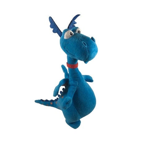 blue stuffed dragon