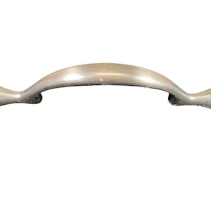 Set of Five 3" (76mm) Center-to-Center Footed Cabinet Pull, Rubbed Bronze, Brown simple