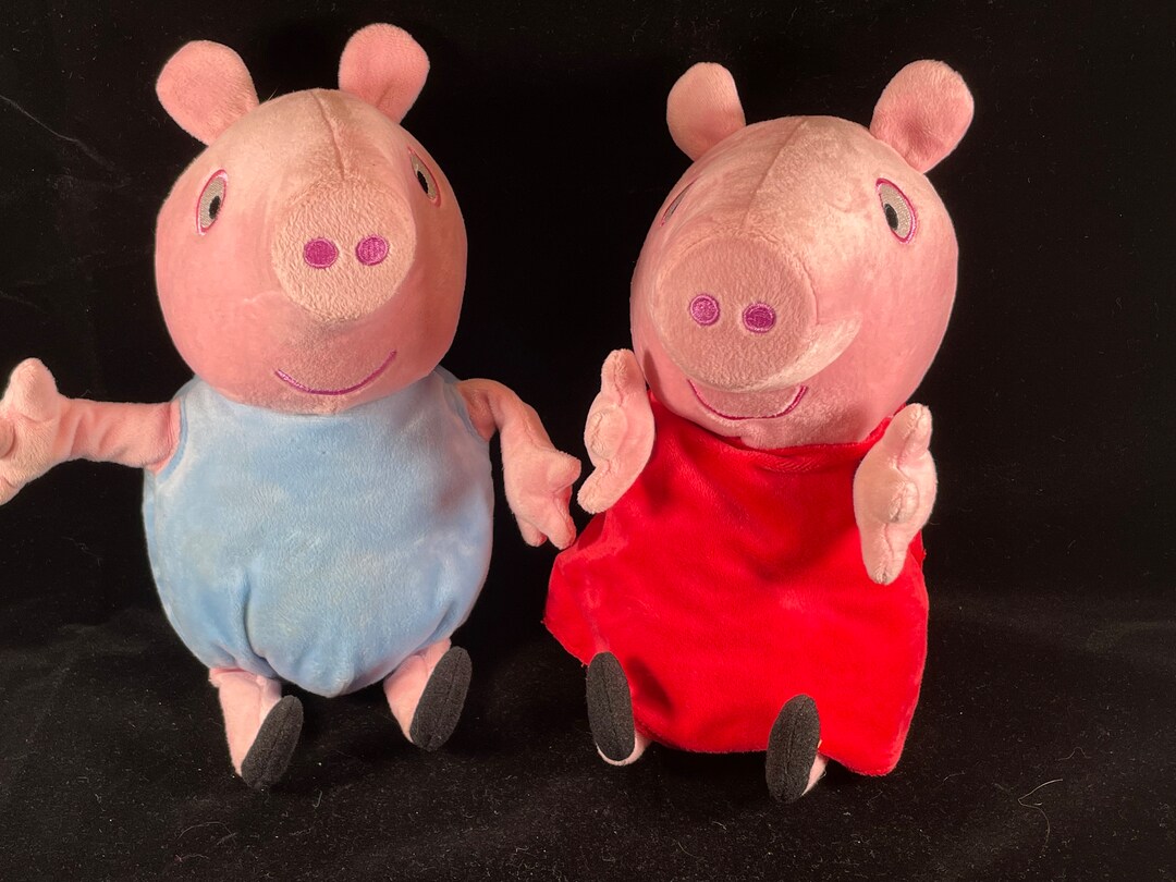 Peppa Pig & Plush Toy Talking Moving Laughing Etsy