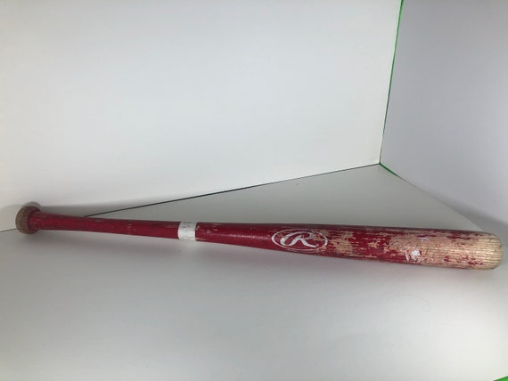 【激安アウトレット!】 Vintage Style Small Rawlings Adirondack Wooden 24 Inch RED バット