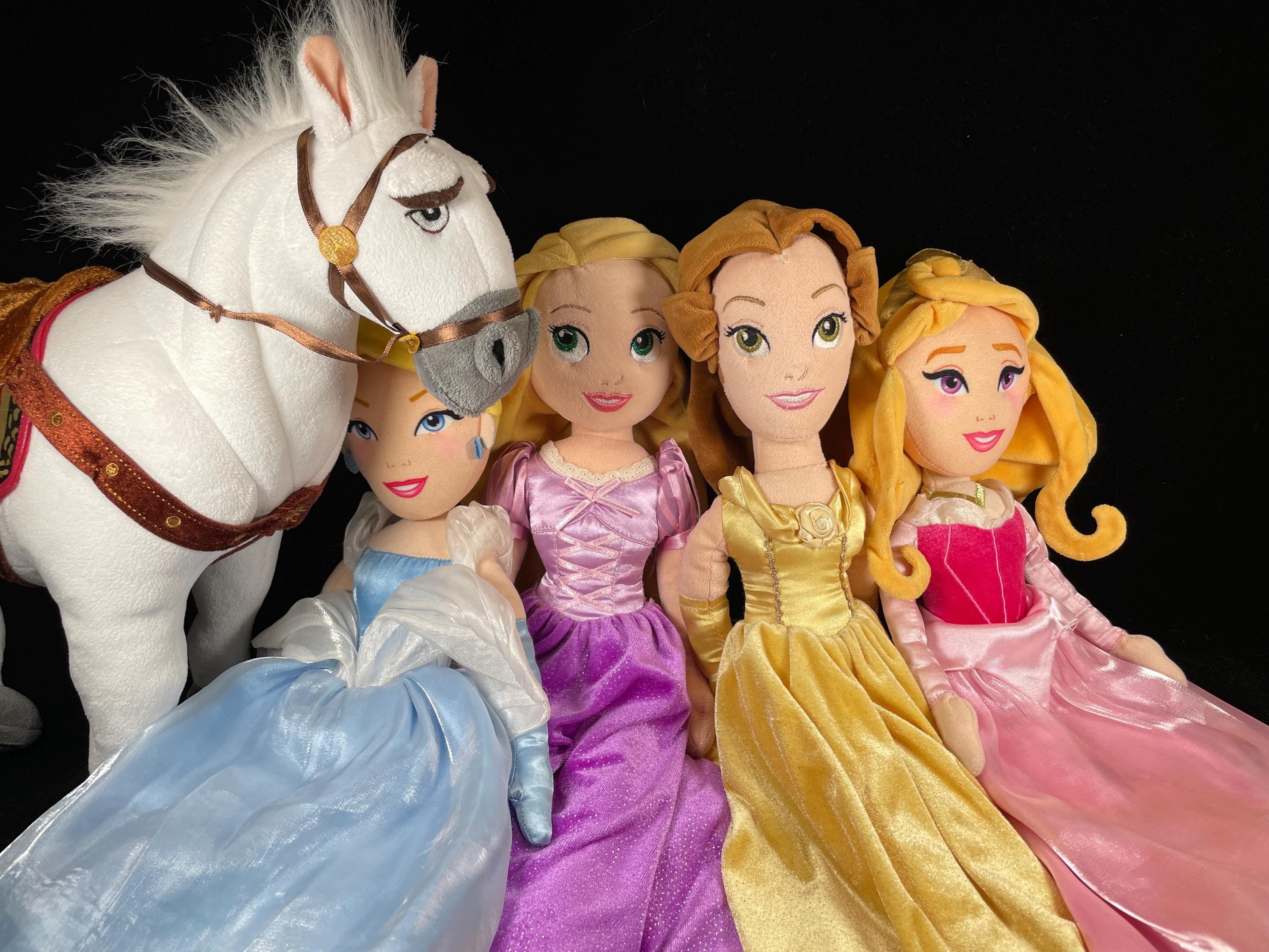 Disney Princess Large Plush Doll Cinderella Belle Beauty Beast