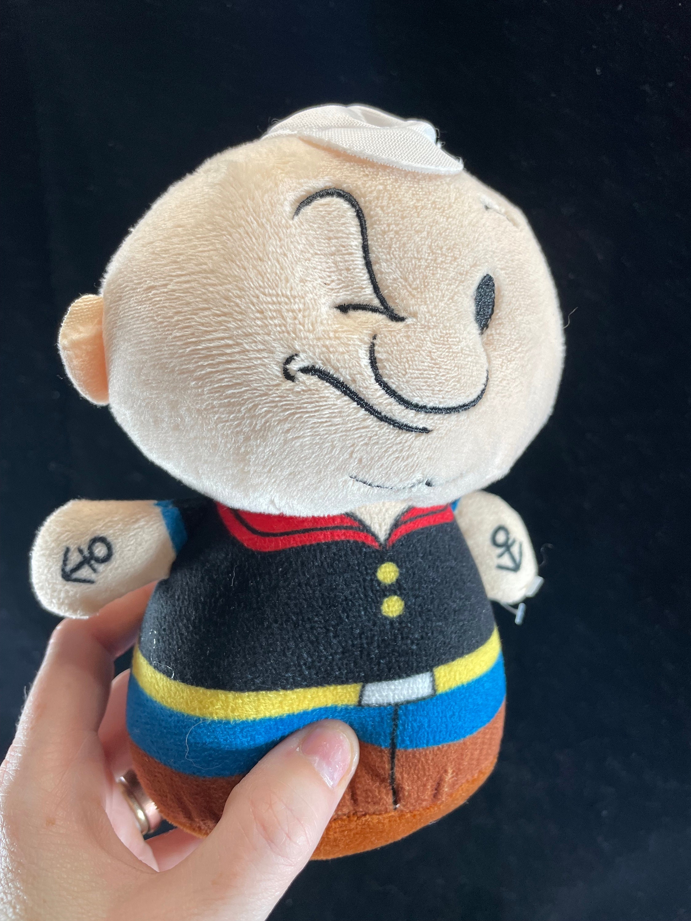 KELLYTOY Popeyes Baby Chibi Cute Chubby Round Olive Oil Plush 11 Stuffed Etsy Canada