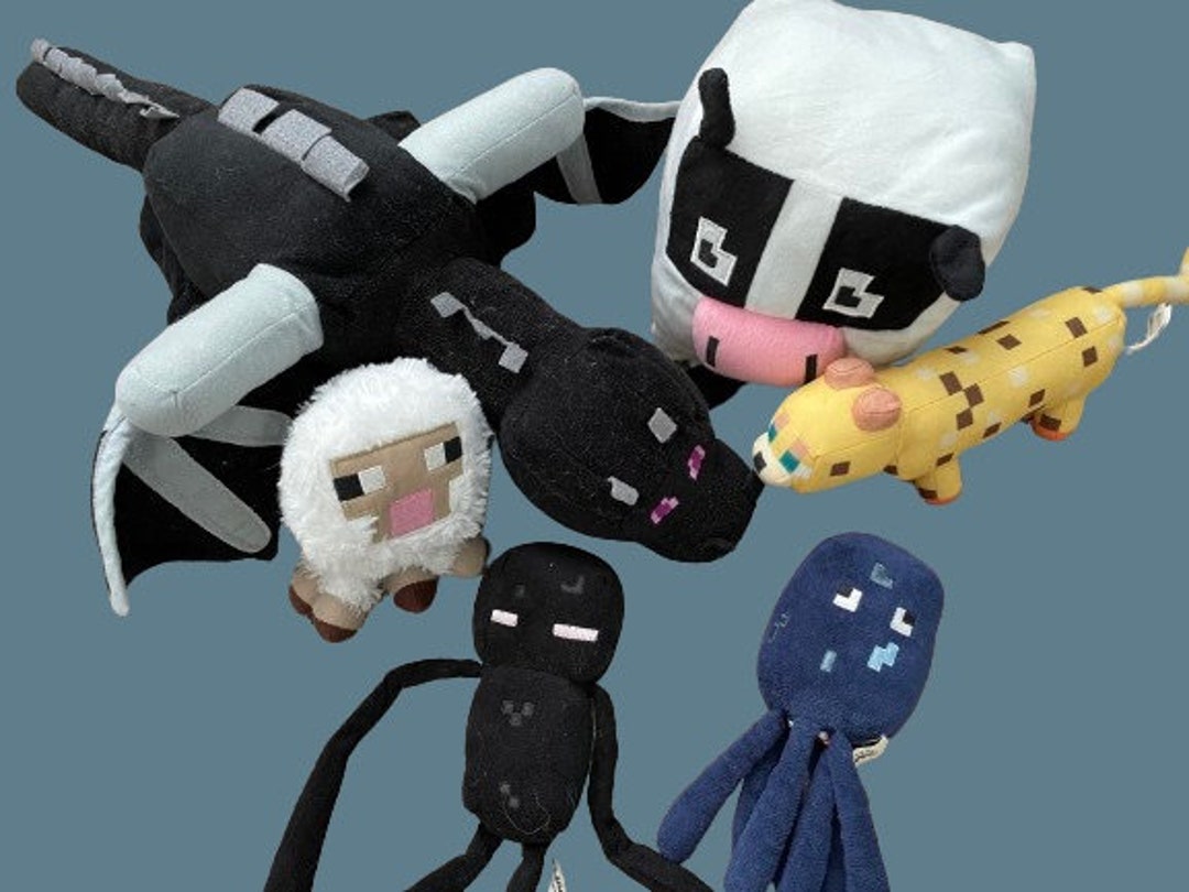 Mojang Jinx Minecraft Black Ender Dragon 24 Large Big Plush Stuffed ...