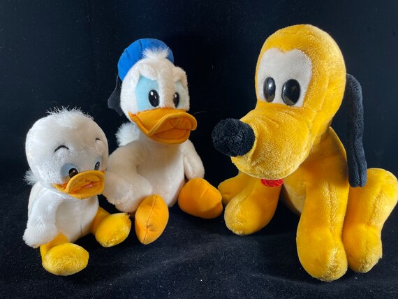 ヴィンテージ ディズニー ぬいぐるみ ドナルドダック＆甥 ヒューイ