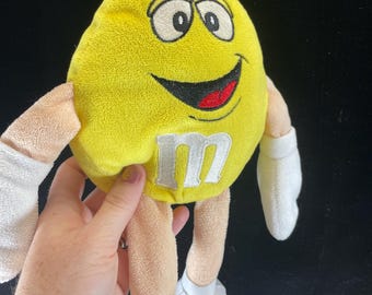 Mars Candy M&M Plush Yellow Blue Ornament Red Mini Ball Yellin