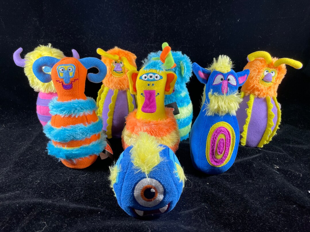 Melissa & Doug Monster Bowling Game, Plush Alien Pins, Soft Ball Set - Etsy