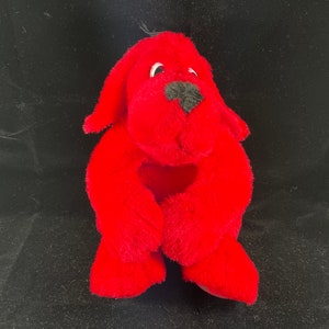 Disquete vintage Huggable Clifford the Big Red Dog Scholastic Plush 1997