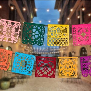 Bring the vibrant spirit of Dia de Muertos to life with these 3D SVG Papel Picado Panels! Ideal for Cricut and Silhouette machines, these designs will add beauty to your festive gatherings.