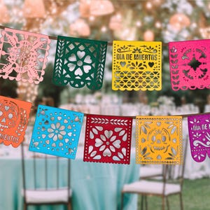 Looking for an easy yet impressive Cricut project? Try this DIY 3D Papel Picado banner! With colors that pop, it's a beautiful way to celebrate Dia de Muertos. Perfect for crafters of all levels.