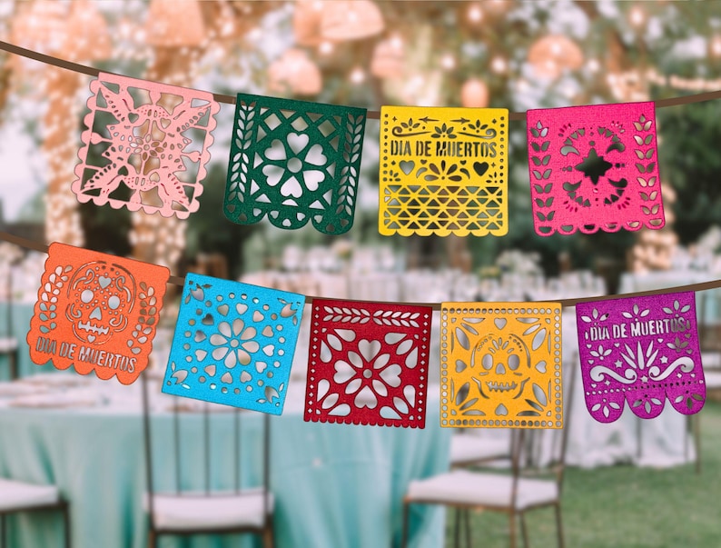 Looking for an easy yet impressive Cricut project? Try this DIY 3D Papel Picado banner! With colors that pop, it's a beautiful way to celebrate Dia de Muertos. Perfect for crafters of all levels.