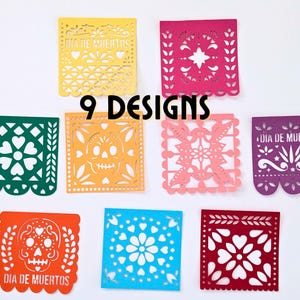 Make your Dia de Muertos special with a handmade 3D Papel Picado banner! This SVG template is designed for Cricut and Silhouette cutting machines and brings a touch of Mexican tradition to your crafts.