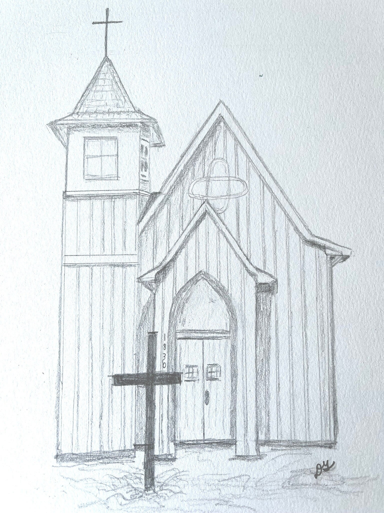 How to Draw a Church: 8 Steps (with Pictures) - wikiHow | Church art, Church  pictures, Church