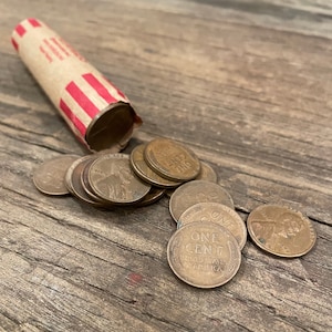 TW0 R0LLS 0F UNSEARCHED WHEAT CENTS!!!! Various Dates