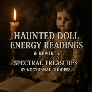 In-Depth Spirit Doll Reading – Full Haunted Doll Profile, Energy Reading, Life Story and messages