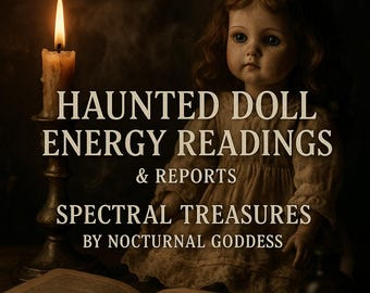 In-Depth Spirit Doll Reading: Spukpuppe Profil, Energie & Lebensgeschichte