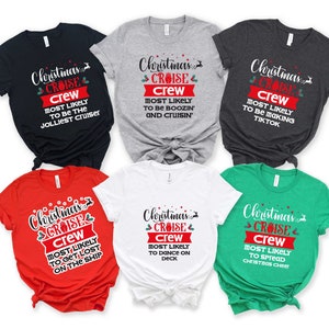 45 Quotes Most Likely to Christmas Cruise Shirts,Matching Family Christmas Shirts,Funny Christmas 2024 Party Tee,Matching Pajamas,Xmas