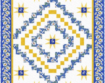 Daisy Stars - Quilt Pattern by Jackie Robinson