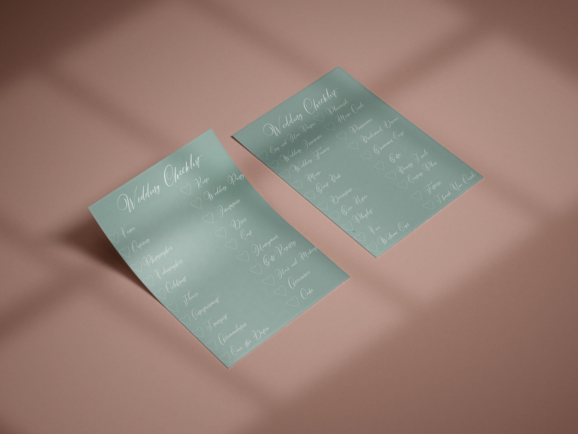 printable wedding checklist pdf download etsy