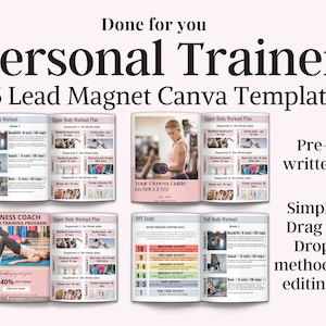 Personal trainer bundle, Personal trainer workout template, Personal Trainer client intake templates, Fitness planner, fitness template