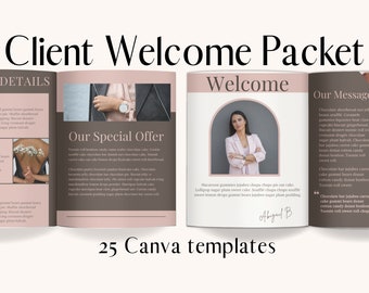 Client Welcome Packet, New Client Onboarding Bundle, Virtual Assistant Welcome Packet, Social Media Manager, Business Coaching Template
