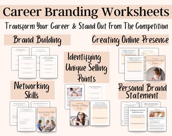 Career Coaching Templates, Career Workbook template, Life Coaching Bundle, Coach Toolkit, Career Coaching Tools, Professional Development