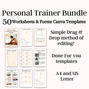 Personal Trainer Client Intake Form, Personal Trainer Forms, Fitness Planner, Personal Trainer Contract, Personal Trainer Templates