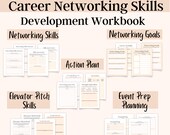 Career Coaching Templates, Career Networking Skills Workbook, Career Coach Toolkit, Career Coaching Tools, Career Development