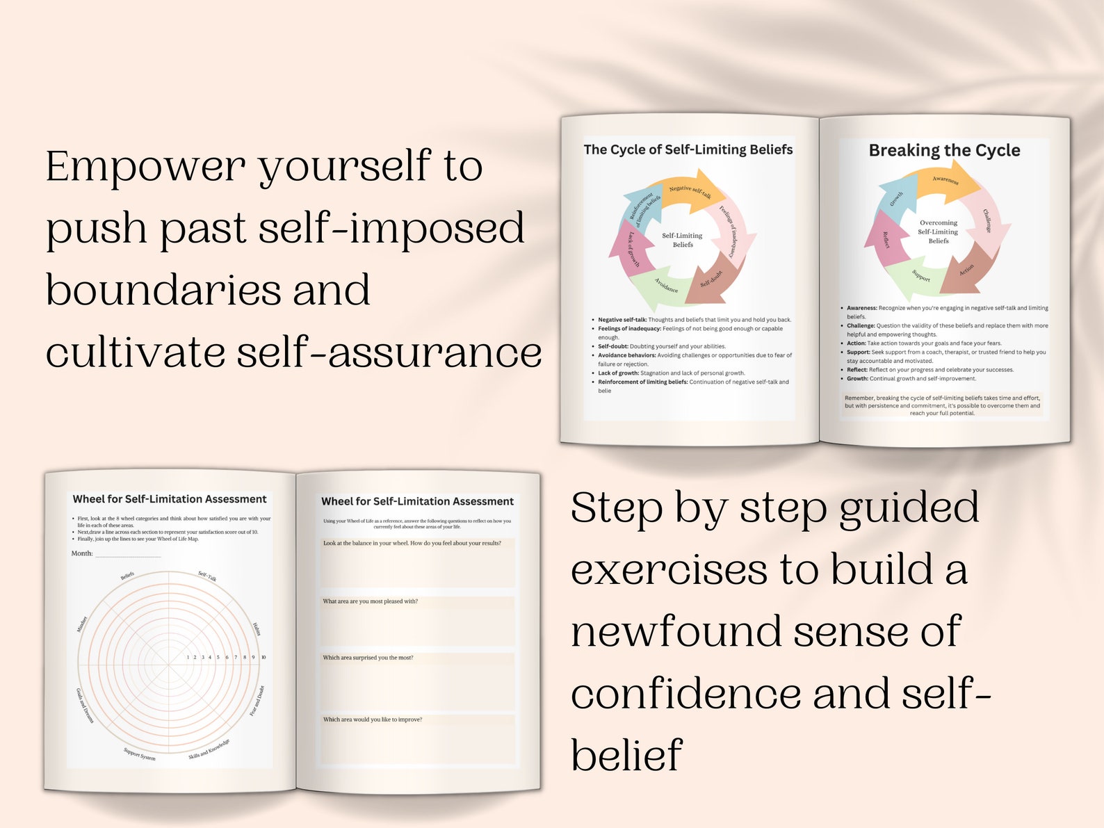 Life Coaching Templates for Self Esteem Workbook Template, Coaching ...