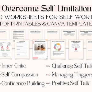 Life Coaching Templates for Self Esteem Workbook template, Coaching Worksheet template, Life Coaching Workbook, Self love workbook