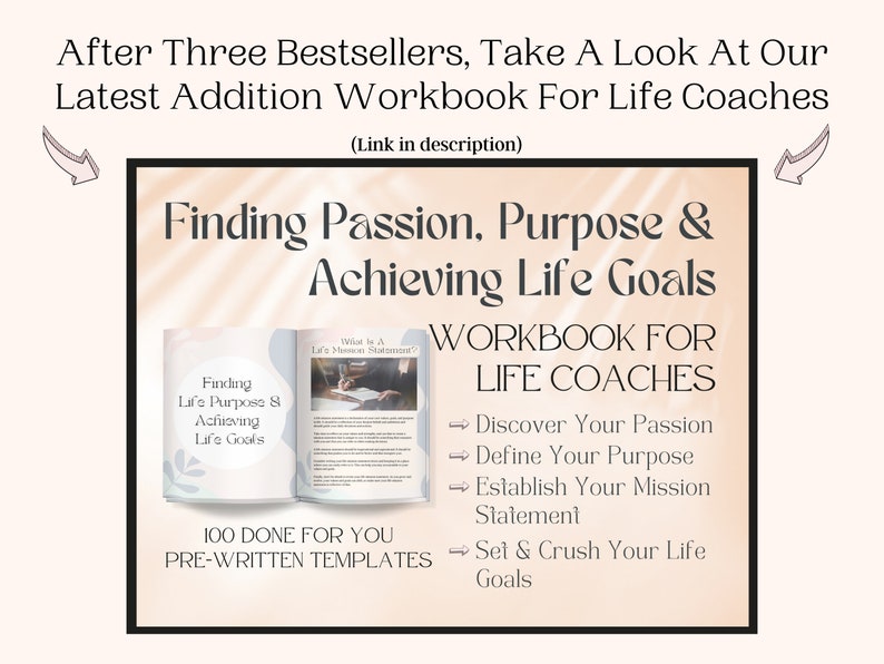 Life Coaching Workbook Self Love Workbook Life Coaching - Etsy