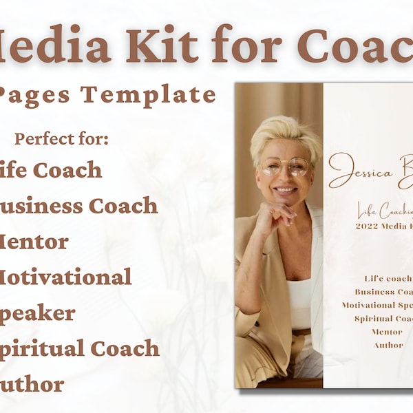 Coach media kit, Keynote Speaker Media Kit, Author Media Kit, Social media kit, Media Kit For Influencer, Press Kit, Blogger Media kit