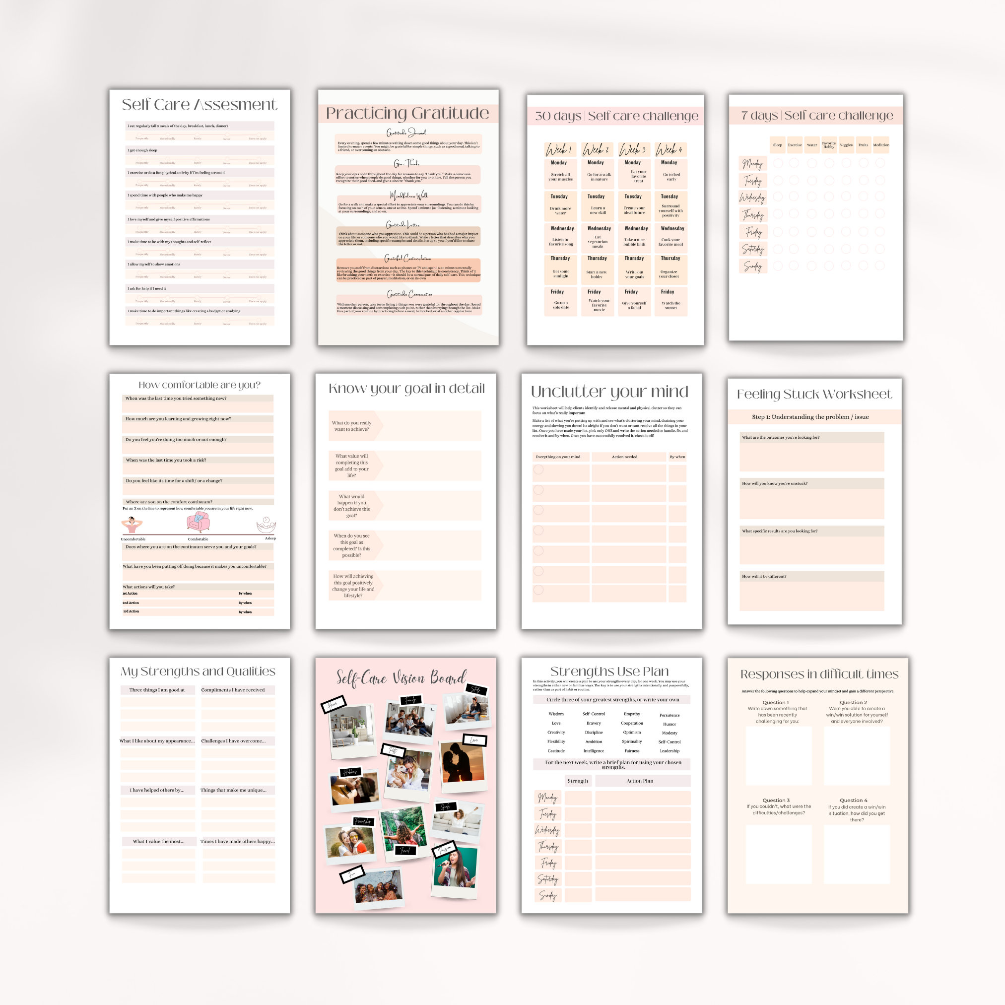 Coaching Worksheets, Self Love Workbook, Life Coaching, Workbook ...