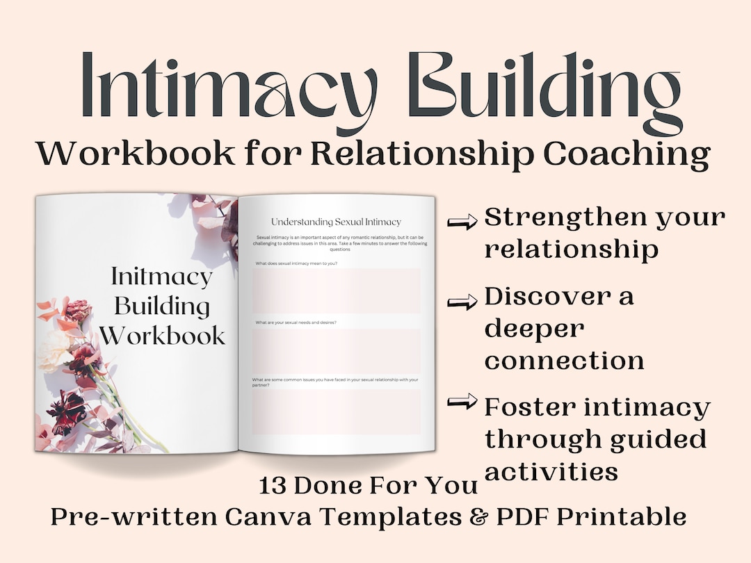 Intimacy Building Relationship Worksheets, Couples Therapy Worksheets, Couples Counseling
