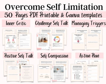Life Coaching Templates for Self Esteem Workbook template, Coaching Worksheet template, Life Coaching Workbook, Self love workbook