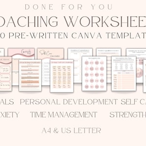 Coaching Worksheets, Self Love Workbook, Life Coaching, Workbook ...