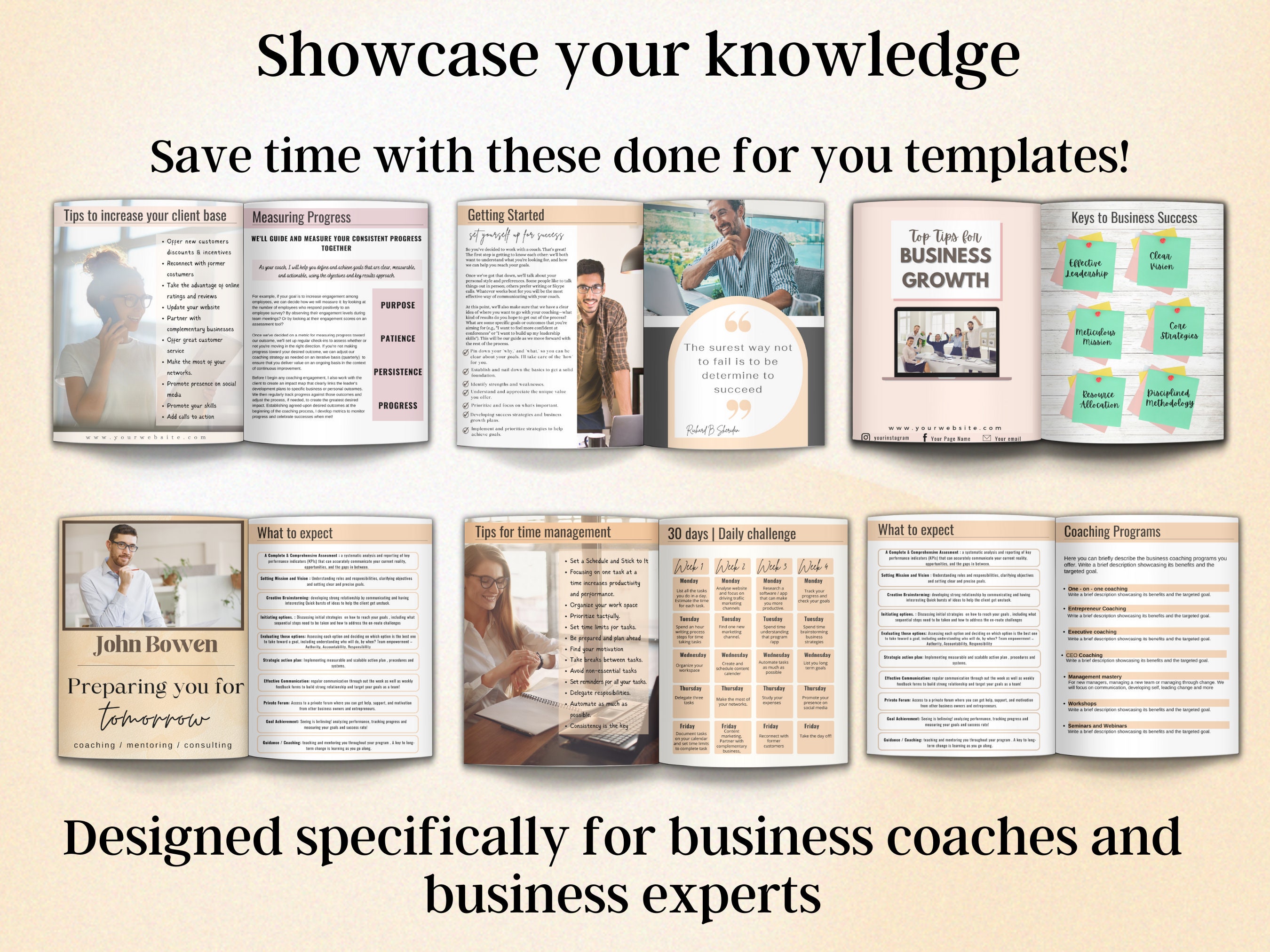 Business Coach Lead Magnet Template , Business Coaching Tools , Life ...