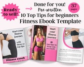Personal Trainer Fitness Template, Fitness Lead Magnet Template, Workout Template, Weight Loss Tracker, Weight Loss Ebook Template,