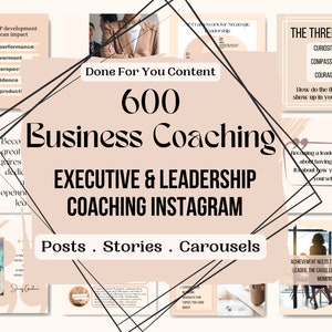 Business Coaching Templates, Leadership Coaching Instagram Templates, Business Coach Social Media Templates, Leadership Quotes Posts