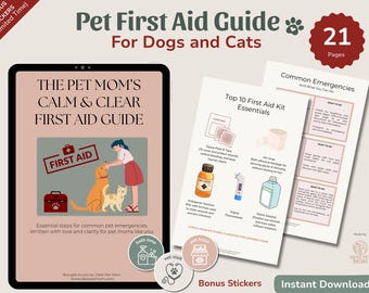 Guida al primo soccorso per animali domestici: consigli di emergenza approvati dai veterinari (download digitale)
