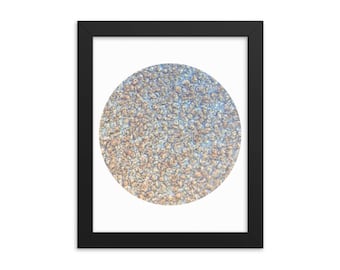 Human Blood Cells Microscope Image with Frame