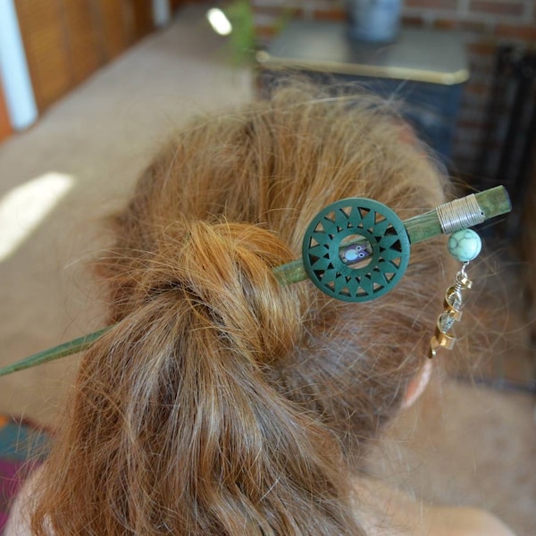 Ornate Owl Hairpin