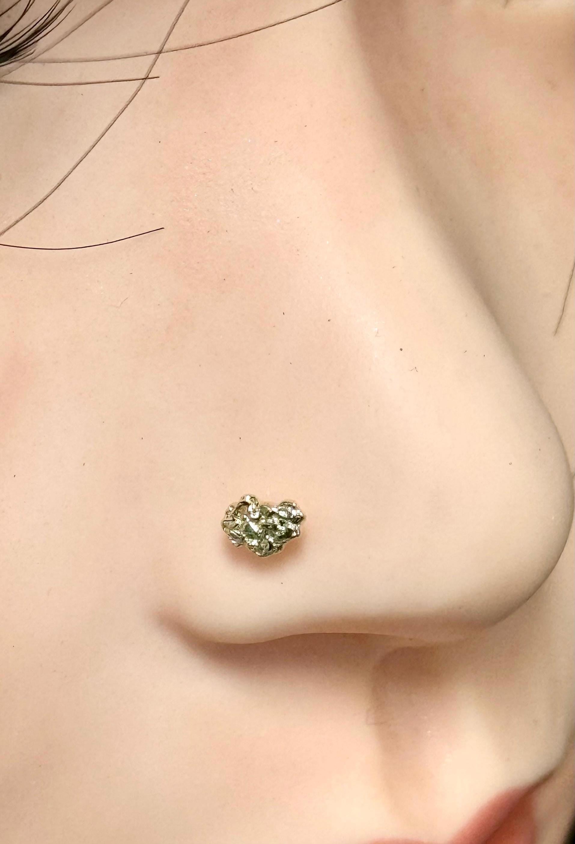 Gold nugget piercing sale