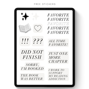 The Book Club Digitales Lesejournal | Buchbesprechungen | Reading Tracker für GoodNotes | Minimal Reading Journal Bild 10