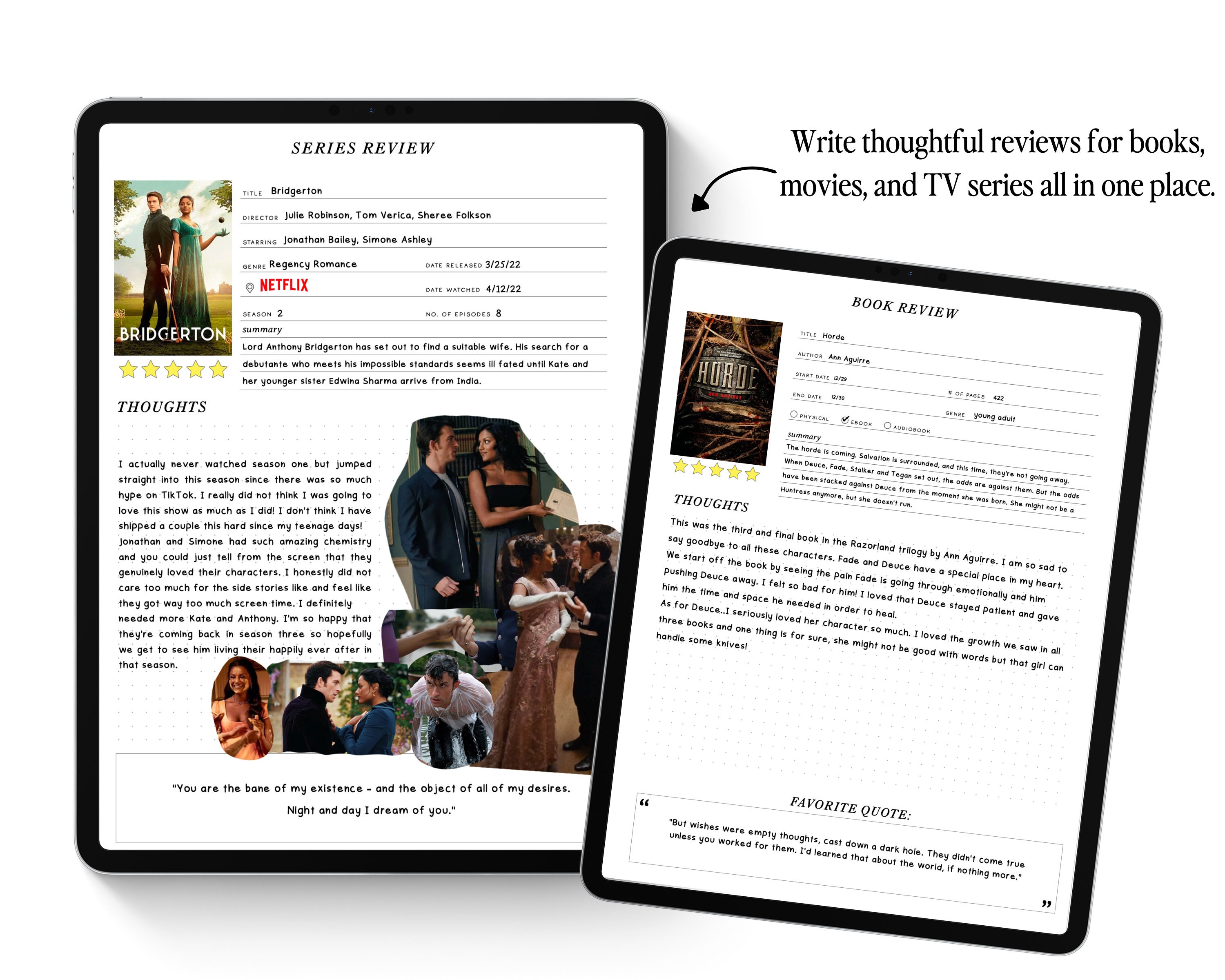 Digital Media Journal | Goodnotes Journal | iPad Journal | Book Reviews ...