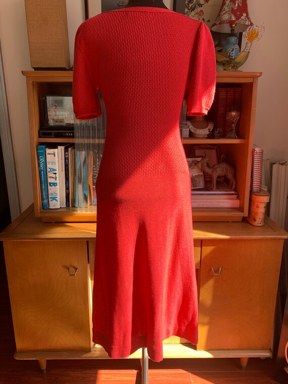 Knit 1970s Keyhole Dress - image 2