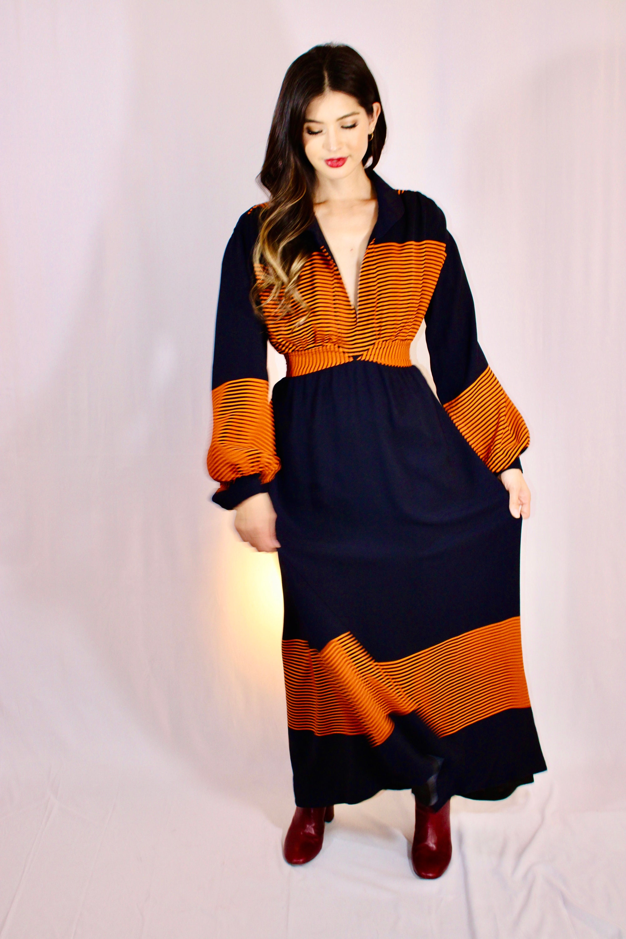 ワンピース Marylebone Long Dress New color] Marylebone Long Dress