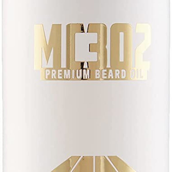 MC302 Premium Beard Oil 3.5oz. 6 oils including Golden Jojoba Oil, and Castor Oil. Great for moisturizing and promotes beard growth.