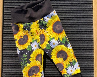 Size 000 - Sunflower leggings