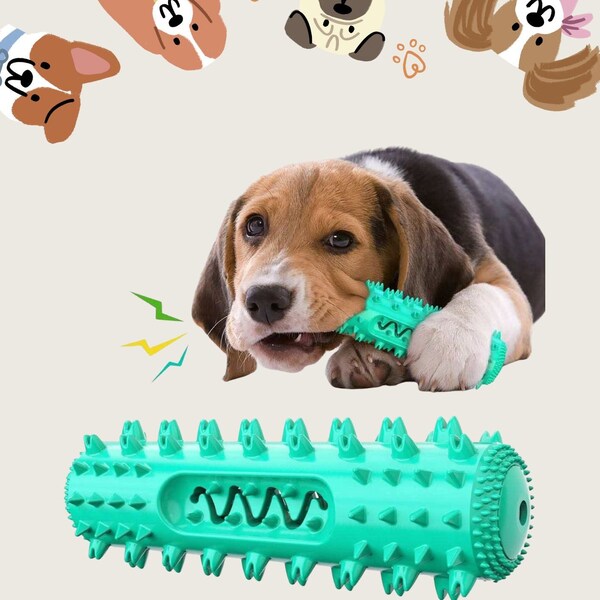 Dog Indestructible Washable CHEW Toy /Keeps Dental Health /RELIEVES Calculus/ RELIVES Anxiety